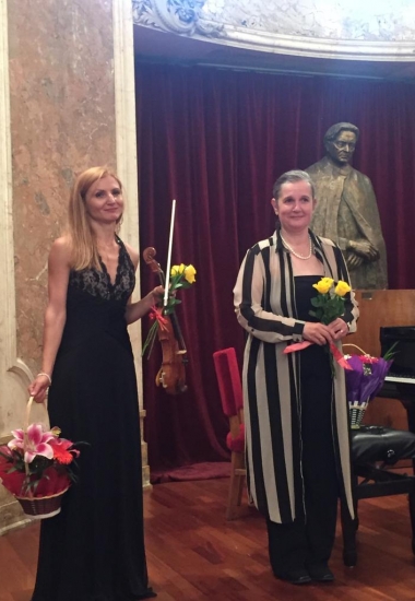 Imagini de la recitalul de pian susținut de Anca Vasile-Caraman și Verona Maier , 6 septembrie 2019